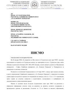 ⚜️ПИСМО⚜️
До Ректора на Софийски университет “Св. Климент Охридски” - проф. д-р Георги Вълчев, във връзка с изграждането на Студентски кампус, обхващащ студентските блокове №7, №8 и №9.🏗️